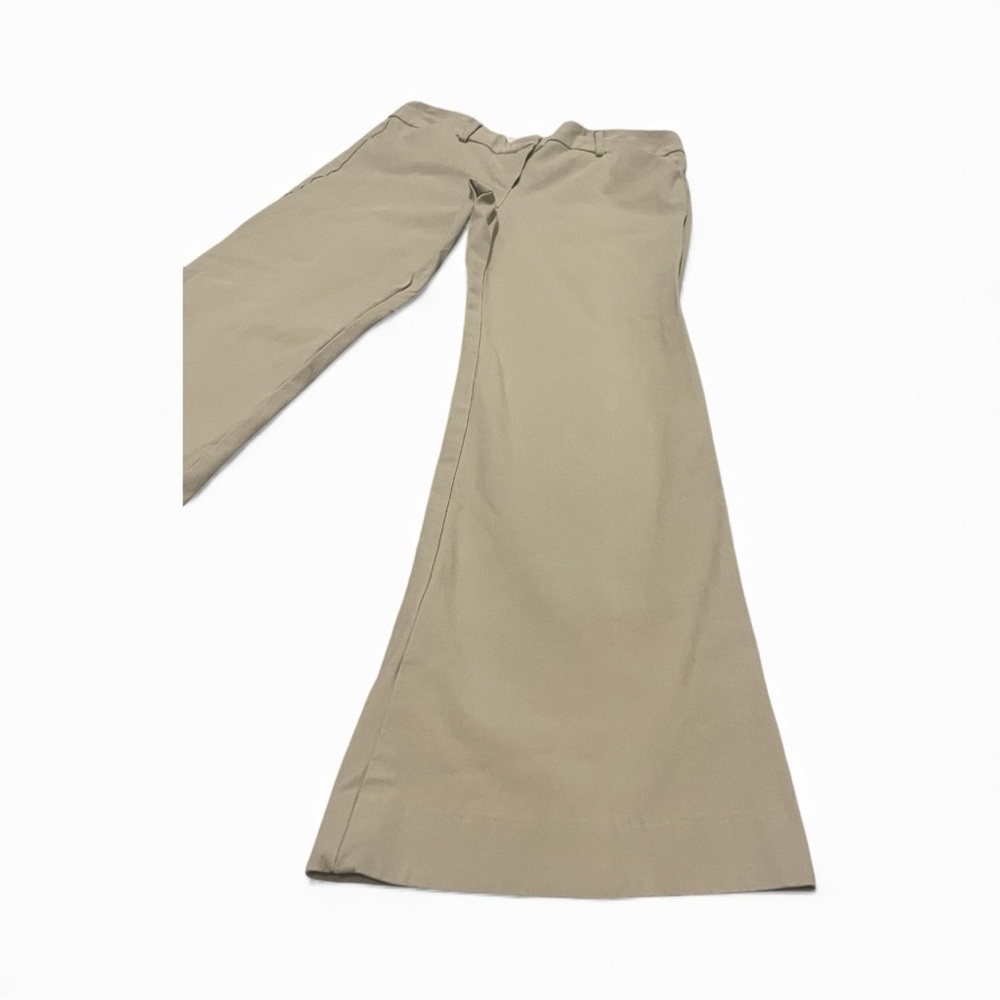 Theory Beige Boot Cut Trousers - Picture 3 of 5